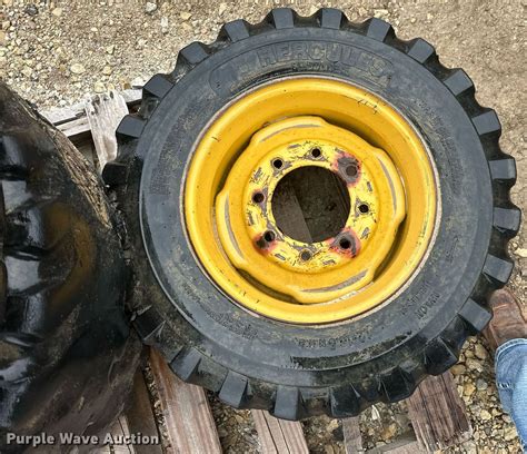 foam filled skid steer tires